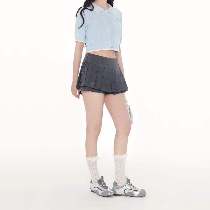 FPMZ Casual Short Skirts Women's Dark Gray-3