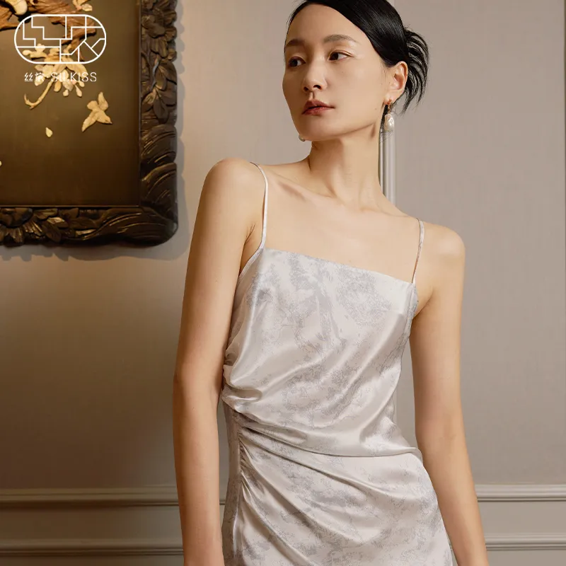 SILKISS Camisole Silk Nightgown Unink·Flowing Charm Women's-2