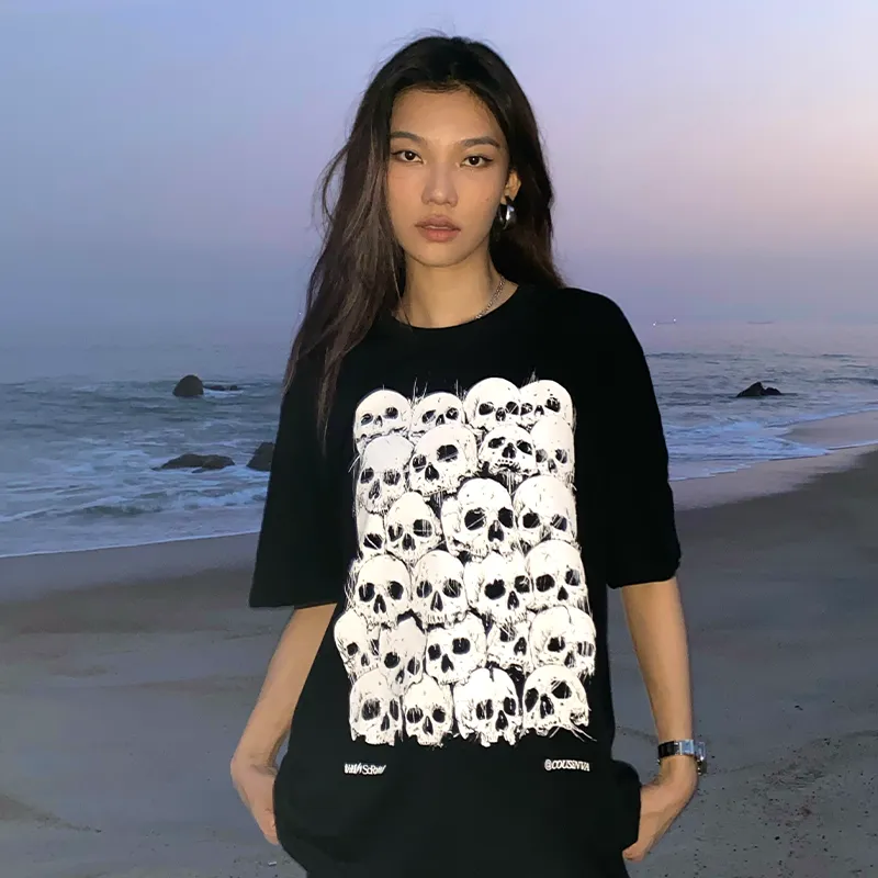 Thrillscrew T-Shirts Unisex Black-2