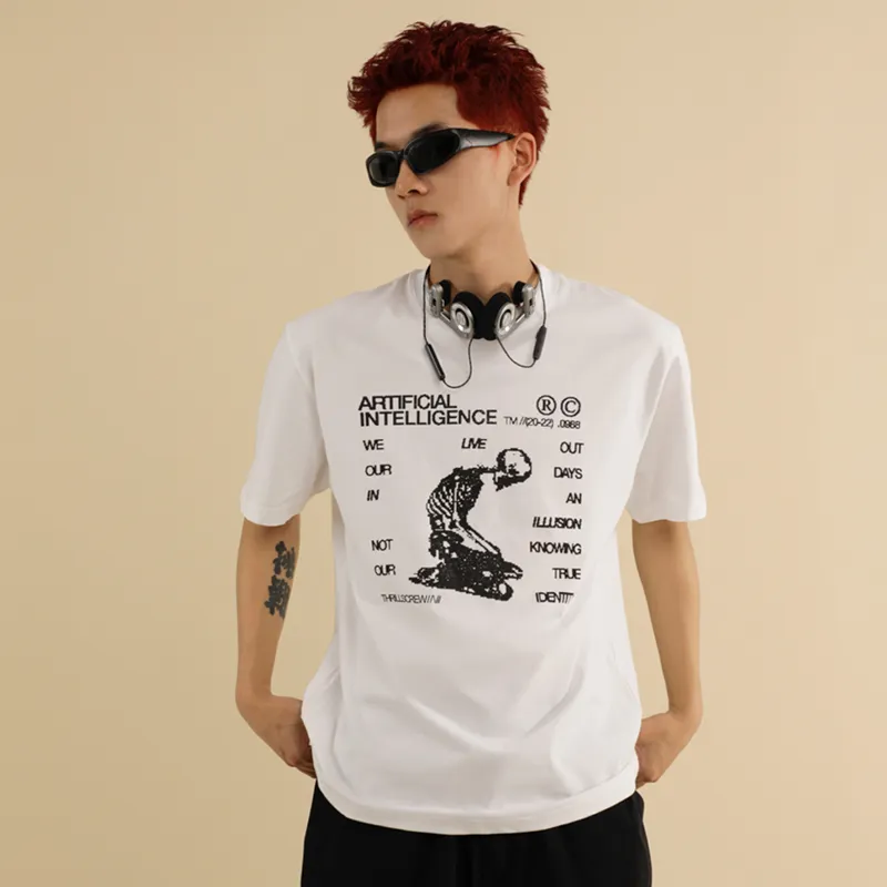 Thrillscrew T-Shirts Unisex White-2