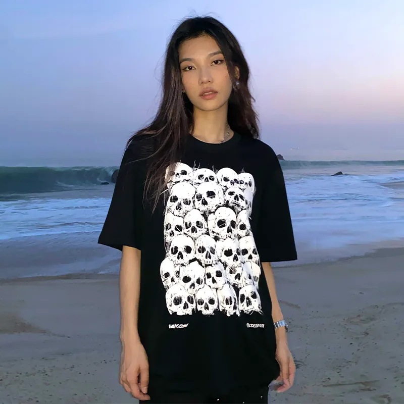 Thrillscrew T-Shirts Unisex Black-3