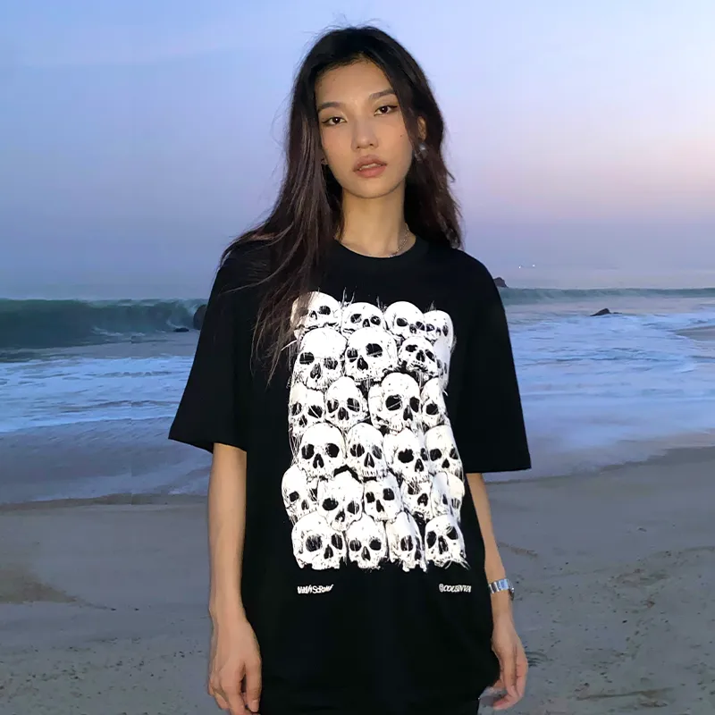 Thrillscrew T-Shirts Unisex Black-5