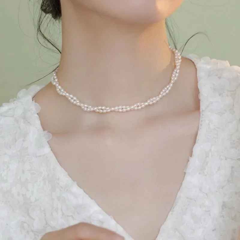CHUNZHIDUO Pearl Necklaces Women's-5
