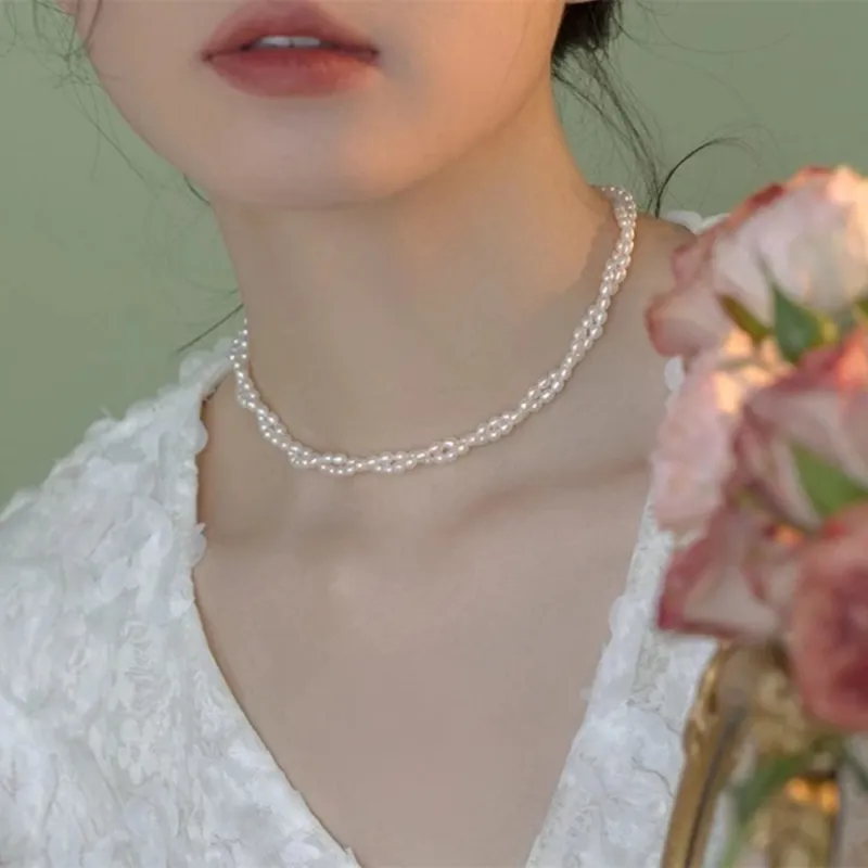 CHUNZHIDUO Pearl Necklaces Women's-4
