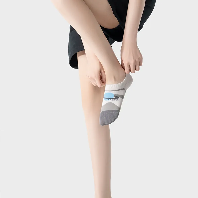 DJUNGLE No Show Socks Unisex 5 Pack-3