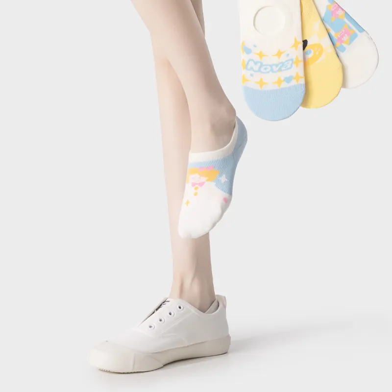 DJUNGLE No Show Socks Women's 5 Pack-2