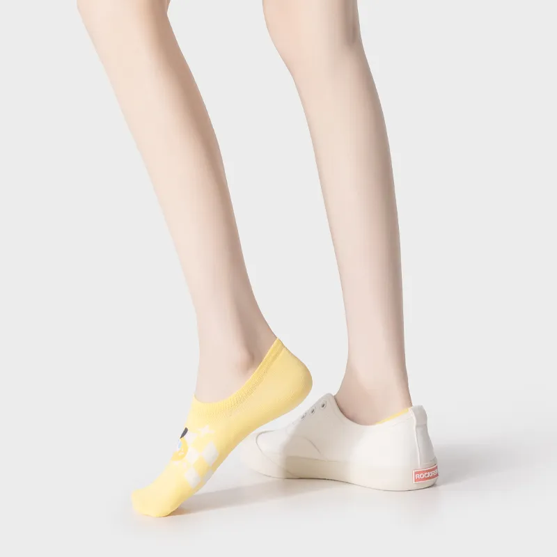 DJUNGLE No Show Socks Women's 5 Pack-3