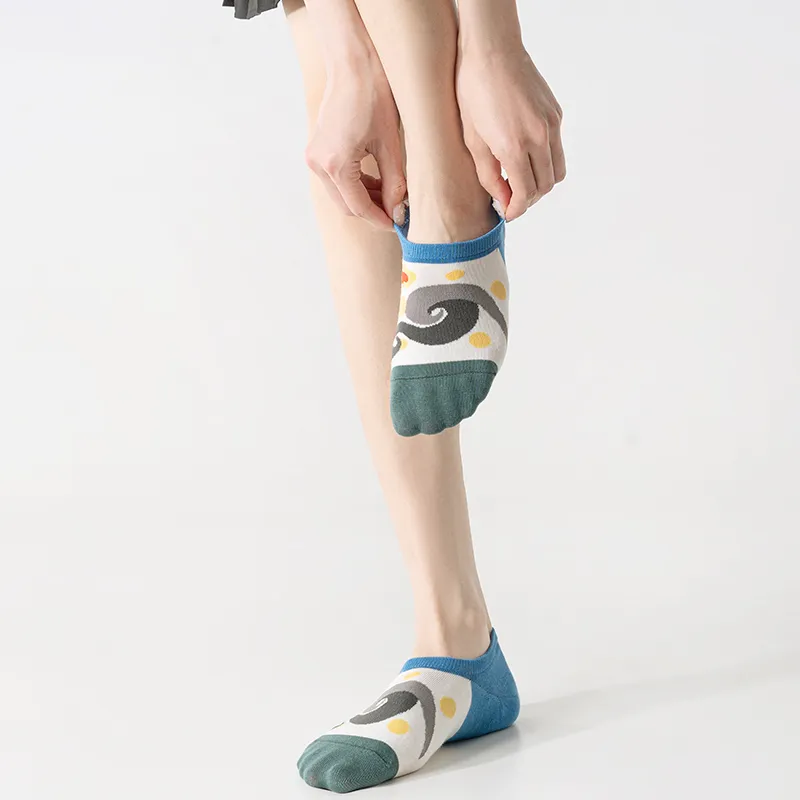 DJUNGLE No Show Socks Unisex 5 Pack-3