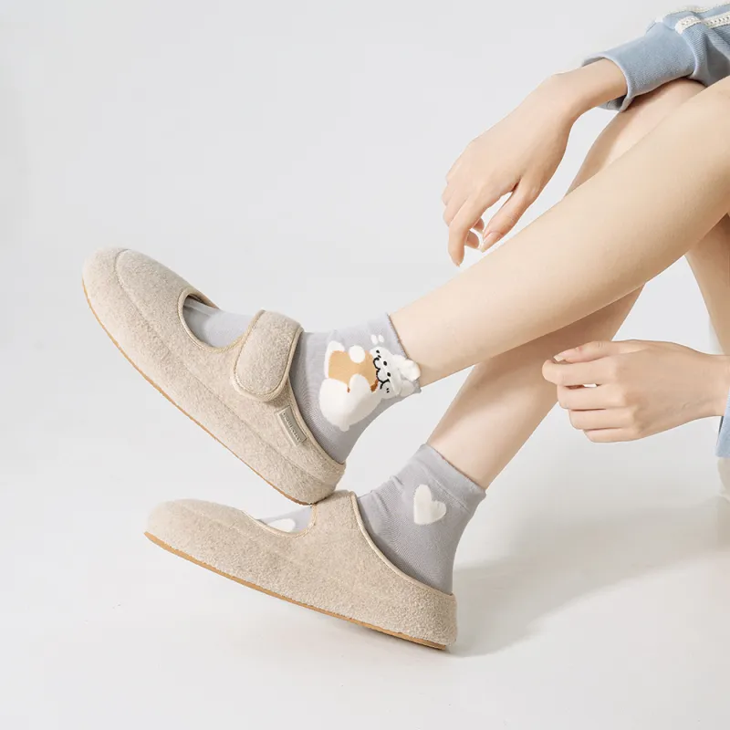 DJUNGLE Ankle Socks Women's 5 Pack Foodie-3
