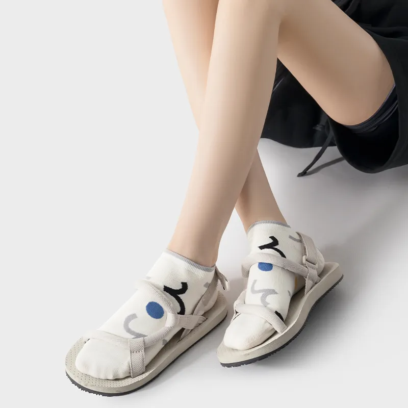 DJUNGLE No Show Socks Unisex 5 Pack-3