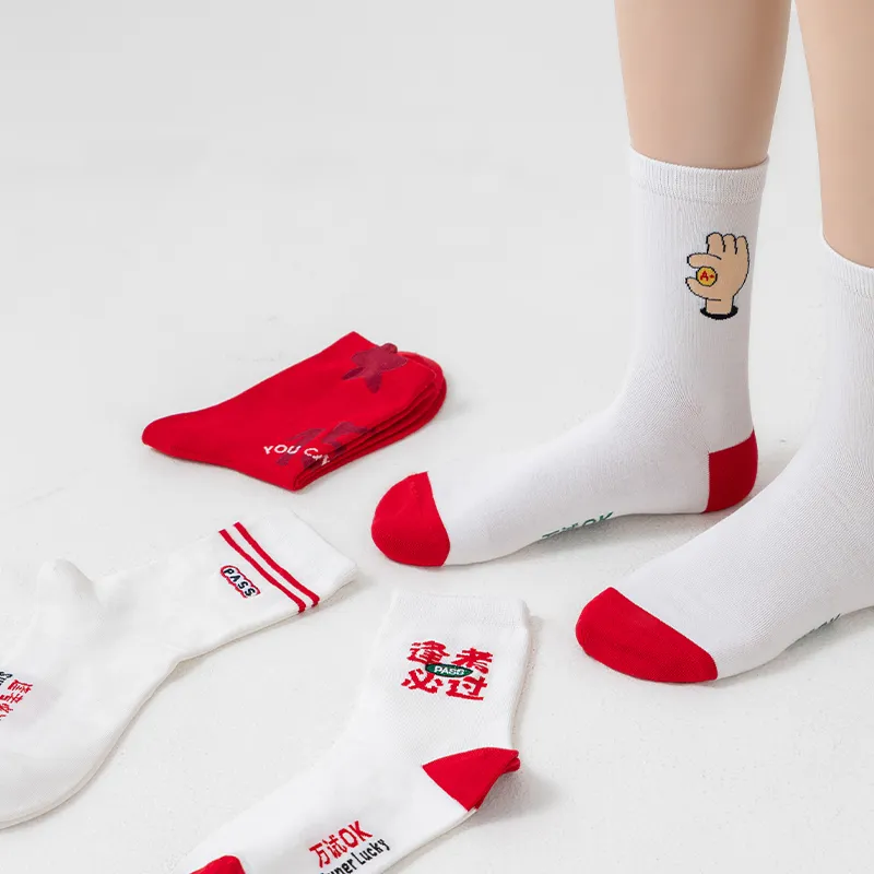 DJUNGLE Mid Calf Socks Unisex 5 Pack-2