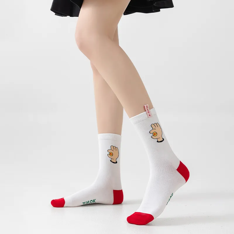 DJUNGLE Mid Calf Socks Unisex 5 Pack-1