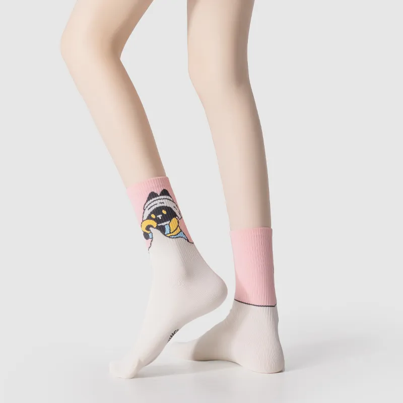 DJUNGLE Mid Calf Socks Unisex 5 Pack-3