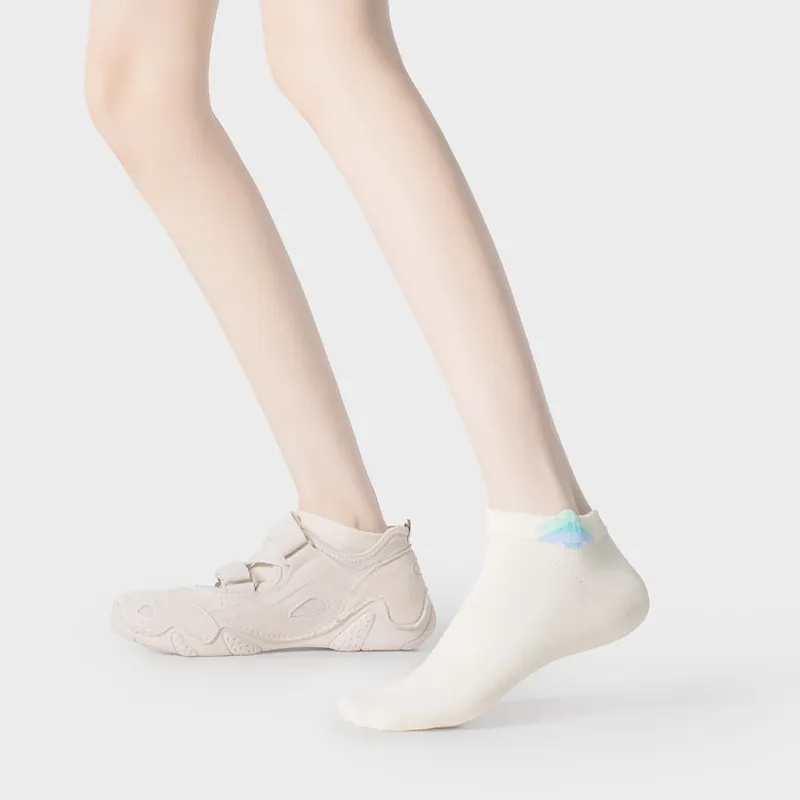 DJUNGLE No Show Socks Women's 5 Pack-3