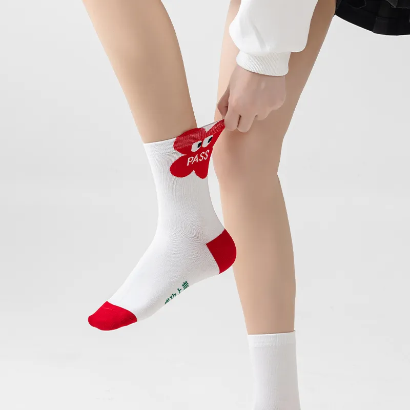DJUNGLE Mid Calf Socks Unisex 5 Pack-5