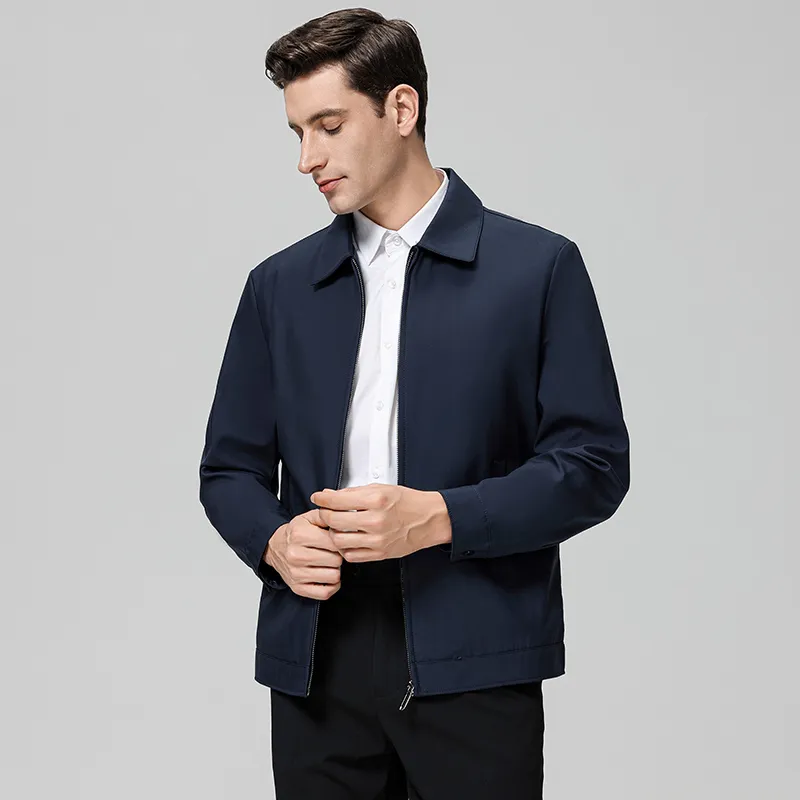 Yalu Lapel Administrative Jacket Spring Fall Jackets & Coats Men's-3