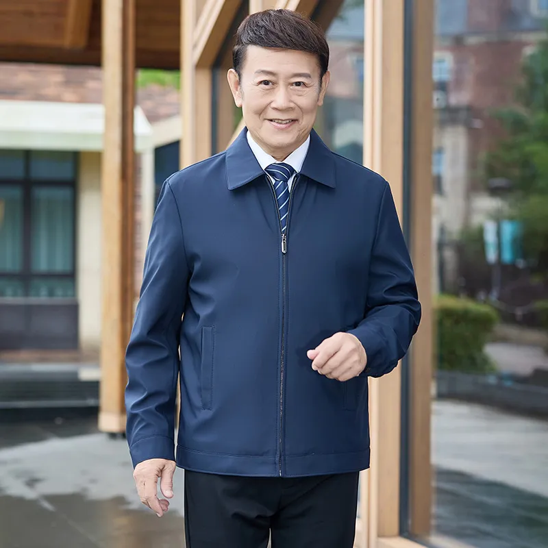 Yalu Lapel Administrative Spring And Fall Jackets & Coats Men's-6