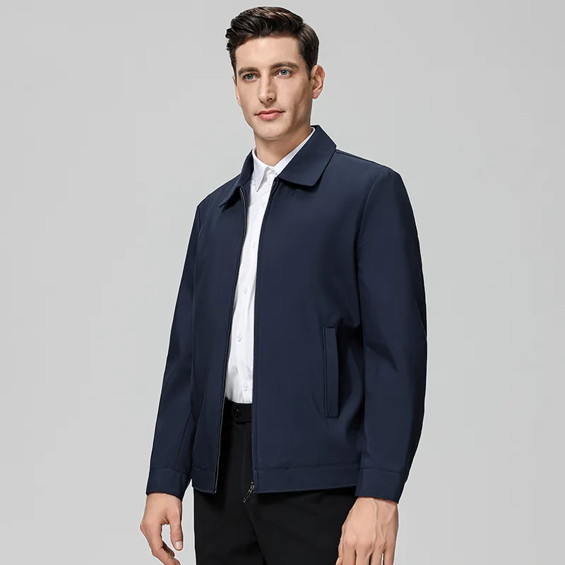 Yalu Lapel Administrative Jacket Spring Fall Jackets & Coats Men's-2