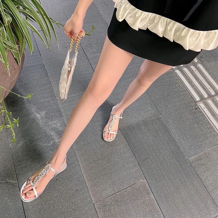 JIUXINGDAO One Strap Sandals Women's-10