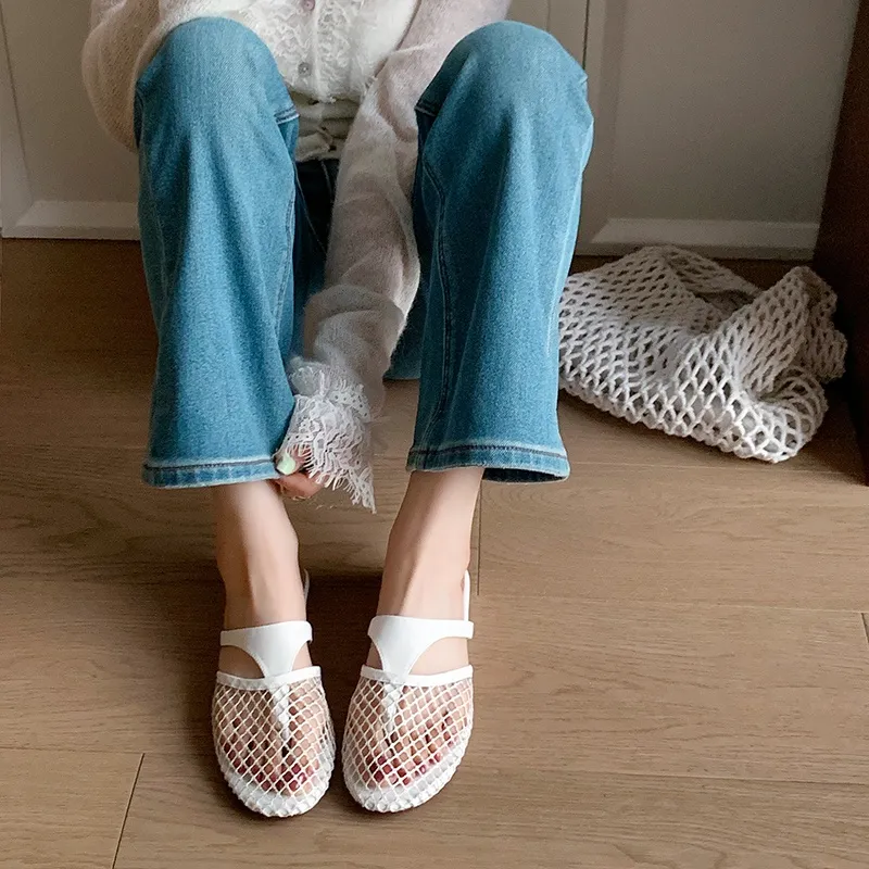 JIUXINGDAO Slip Resistant Closed Toe Slippers Women's-16