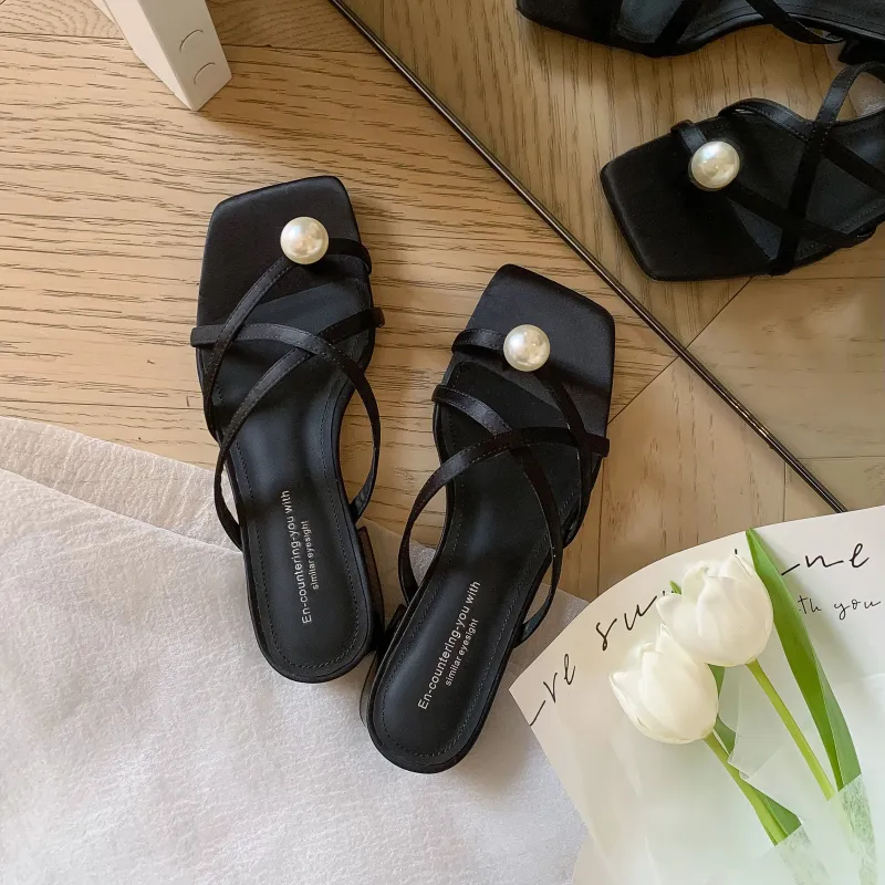 JIUXINGDAO TPR Sole Slip Resistant Slide Slippers Women's-1