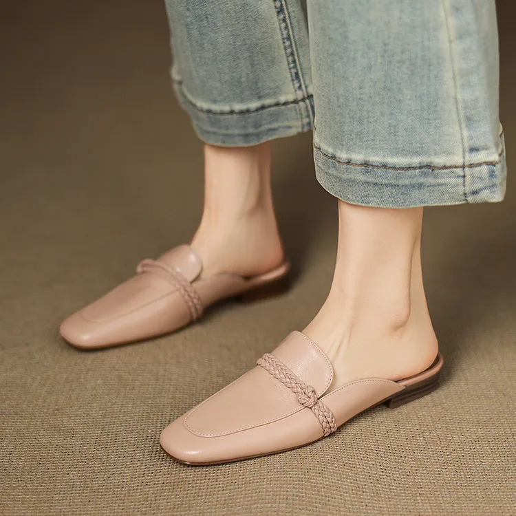 JIUXINGDAO Odor Resistant, Abrasion Resistant Closed Toe Slippers Women's-9