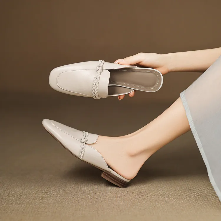 JIUXINGDAO Odor Resistant, Abrasion Resistant Closed Toe Slippers Women's-4