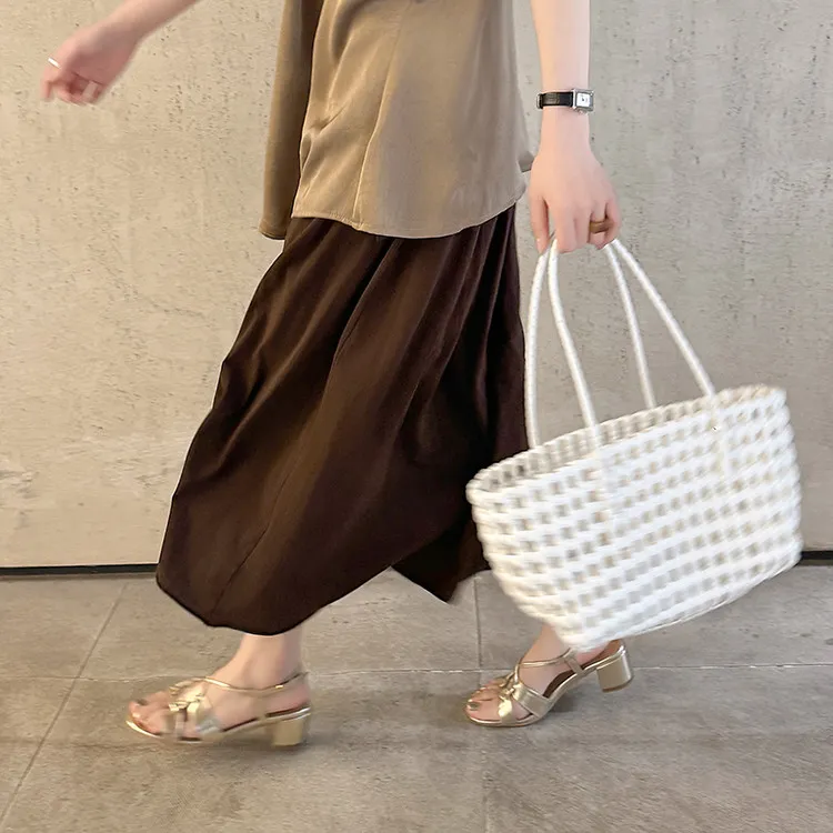 JIUXINGDAO One Strap Sandals Women's-6