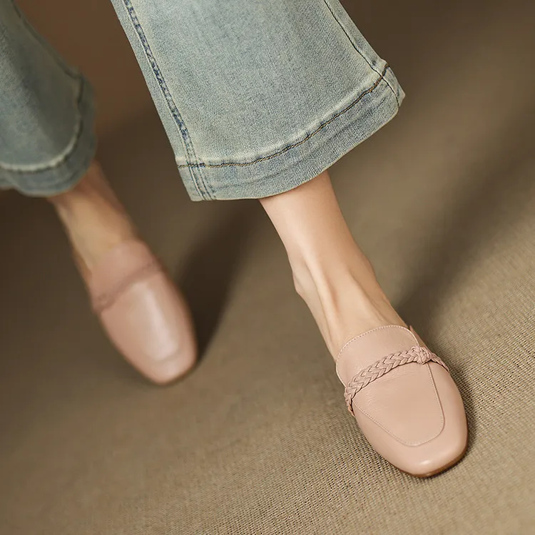 JIUXINGDAO Odor Resistant, Abrasion Resistant Closed Toe Slippers Women's-8