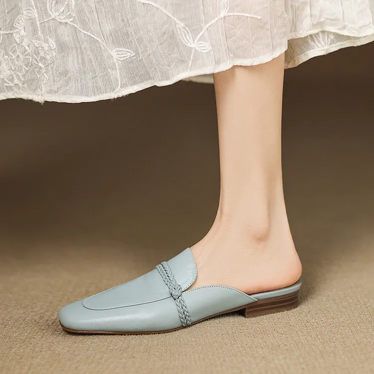 JIUXINGDAO Odor Resistant, Abrasion Resistant Closed Toe Slippers Women's-12