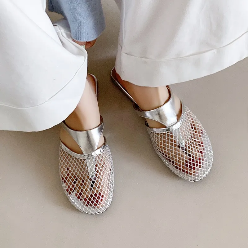 JIUXINGDAO Slip Resistant Closed Toe Slippers Women's-11