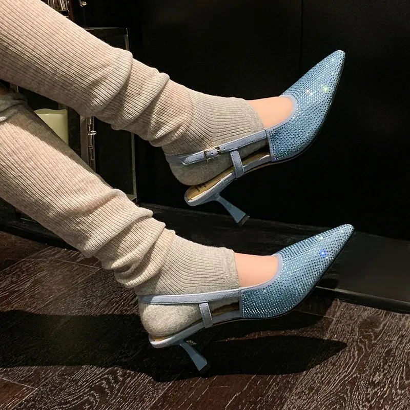 JIUXINGDAO Slim Heel High Heels Women's-10