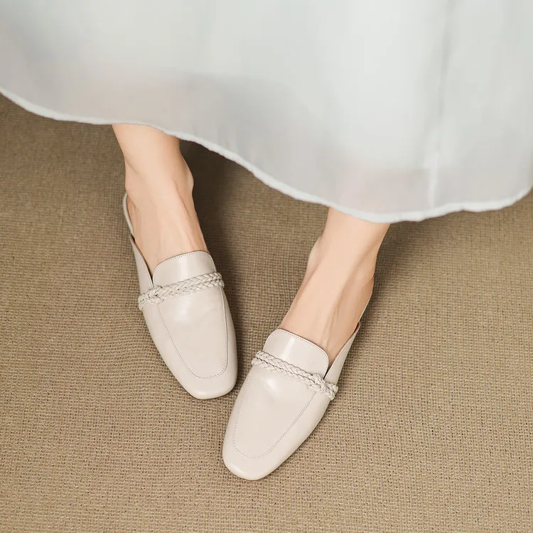JIUXINGDAO Odor Resistant, Abrasion Resistant Closed Toe Slippers Women's-2