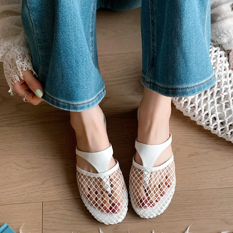 JIUXINGDAO Slip Resistant Closed Toe Slippers Women's-17