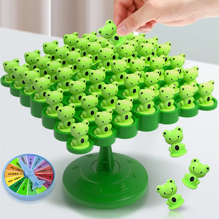 CAYI Frog Balance Tree Game Balance Tower Cognitive Development Focus Board Games-3