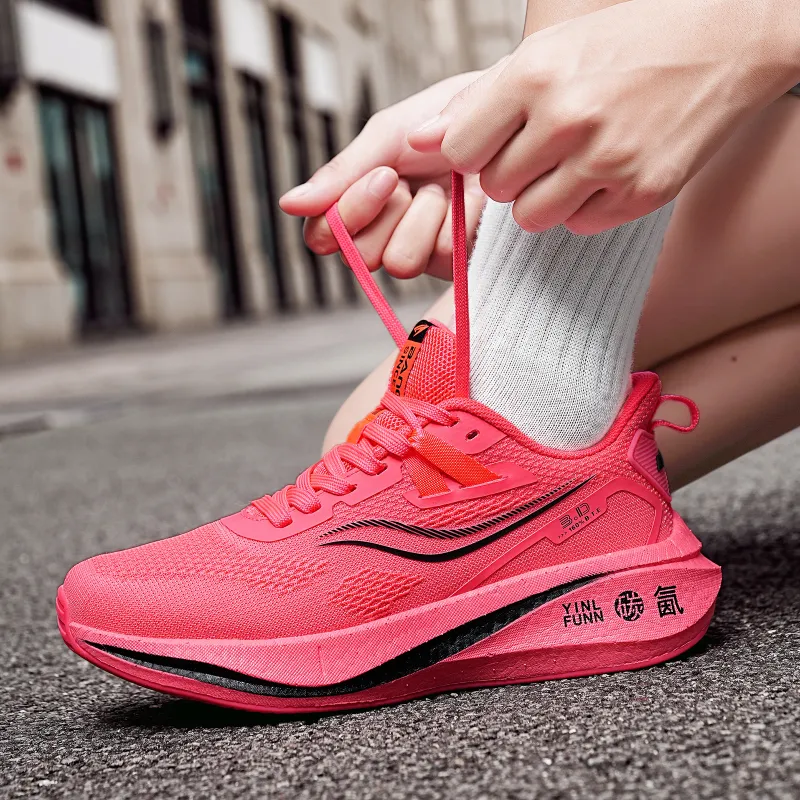 BTE Running Shoes Unisex Low Top China Red-5