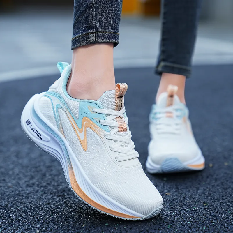 BTE Slip Resistant, Abrasion Resistant, Breathable, Rebound Low Top Long Distance Running Shoes Unisex-2