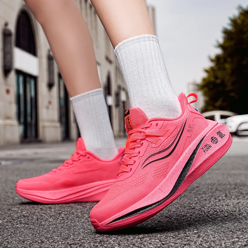 BTE Running Shoes Unisex Low Top China Red-7