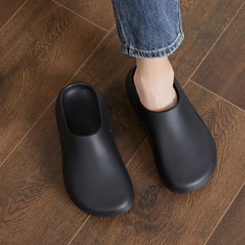 BTE Quiet Odor-Resistant Abrasion-Resistant Wrap-toe Slippers Unisex-3
