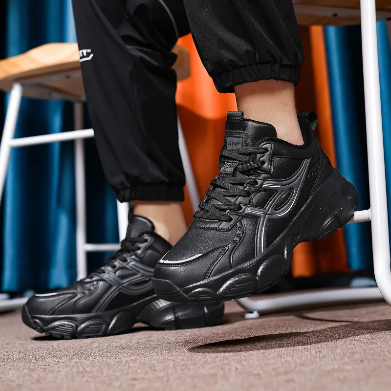 BTE Thermal Cushioning Abrasion Resistant Lightweight Breathable Slip Resistant Low Top Chunky Sneakers Unisex-43