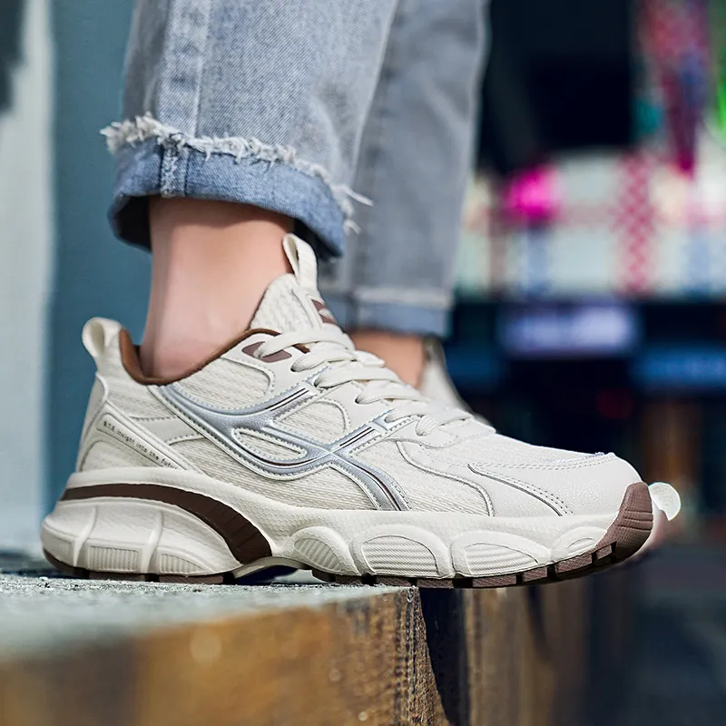 BTE Thermal Cushioning Abrasion Resistant Lightweight Breathable Slip Resistant Low Top Chunky Sneakers Unisex-18