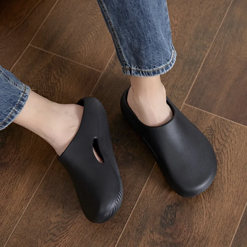 BTE Quiet Odor-Resistant Abrasion-Resistant Wrap-toe Slippers Unisex-2