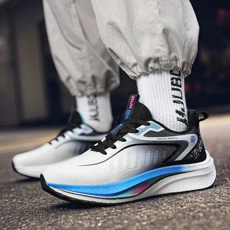 BTE Anti-Slip Wear-Resistant And Coverage Warm Low-Top Carbon Plate Casual Running Shoes Men's-12