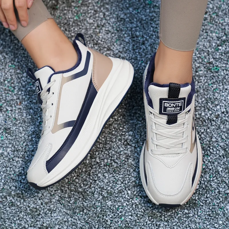 BTE Slip-Resistant Warm Low-Top Running Shoes Unisex-5
