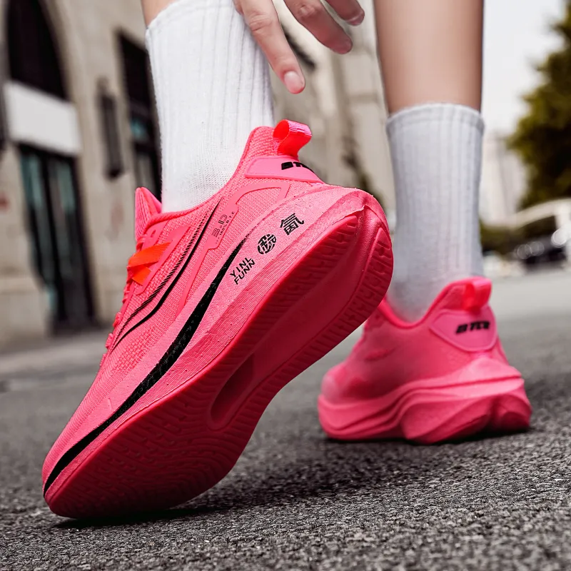 BTE Running Shoes Unisex Low Top China Red-6
