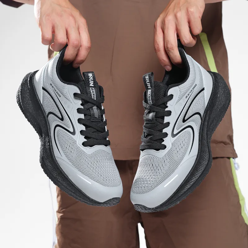BTE Cushioning, Slip Resistant, And Abrasion Resistant Low Top Nylon Board Casual Running Shoes Men's-8