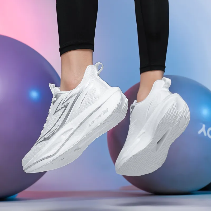 BTE Cushioning, Slip Resistant, Abrasion Resistant, Lightweight, Rebound Low Top Carbon Plate Running Shoes Unisex-11