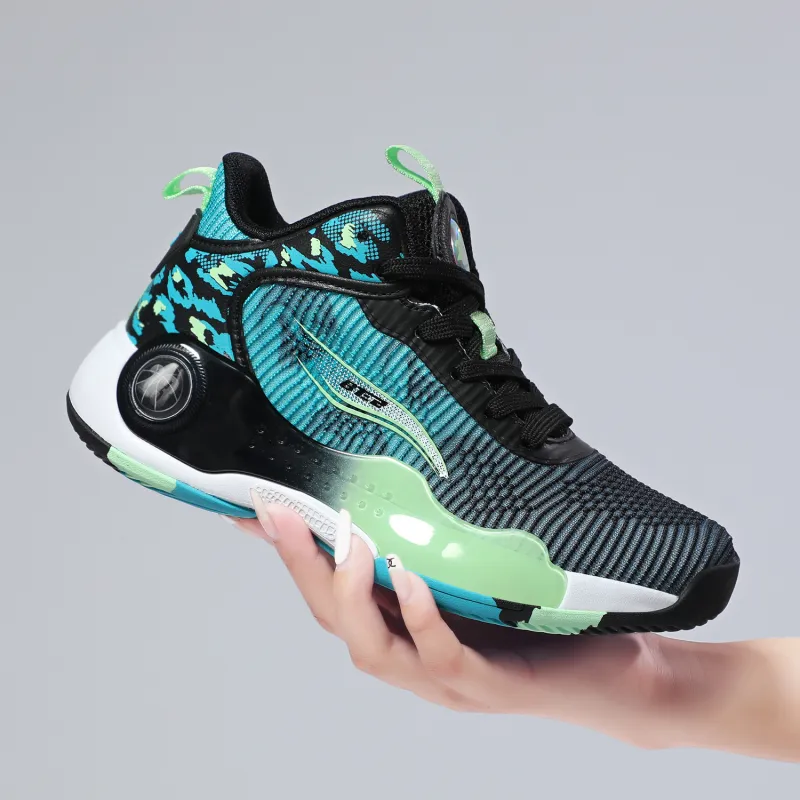BTE Cushioned Wear-Resistant Breathable Slip-Resistant High-Top Basketball Shoes Unisex-9
