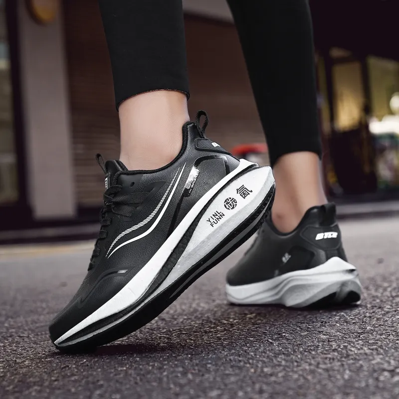 BTE Anti-Slip And Wear-Resistant Coverage Low-Top Carbon Plate Casual Running Shoes Unisex-3