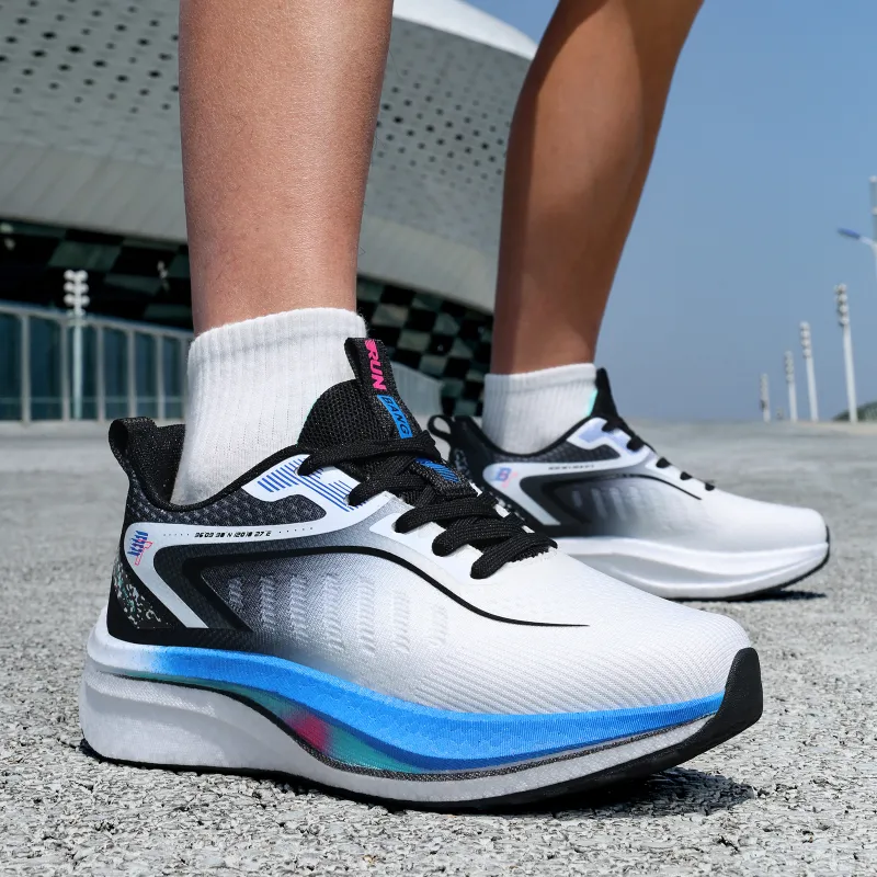 BTE Anti-Slip Wear-Resistant And Coverage Warm Low-Top Carbon Plate Casual Running Shoes Men's-2
